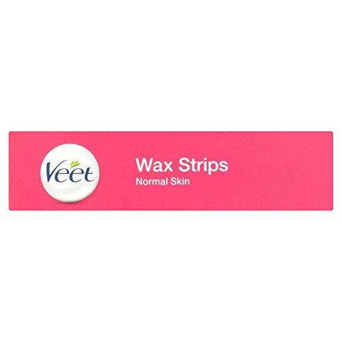 Veet Ready to Use Leg Wax Strips for Short Hair - Shea Butter & Berry - 20 Strips
