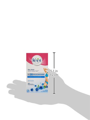 Veet Sensitive 30 tiras de cera fría para la zona del bikini