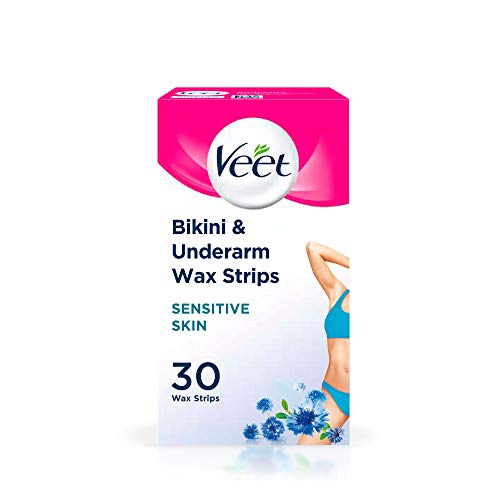 Veet Sensitive 30 tiras de cera fría para la zona del bikini