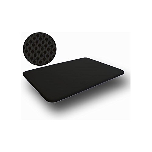 Ventadecolchones - Base Tapizada Modelo Drago con Sistema Antiruido Sin Patas 3D Beige Medida 160 x 200 cm