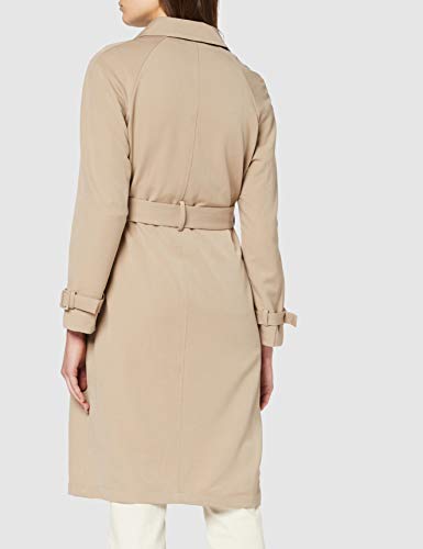 Vero Moda Vmdonnaexport Ss20 Long Jacket Boos Gabardina, Marrón, S para Mujer