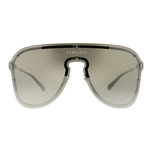 Versace 0Ve2180, Gafas de Sol para Mujer, Marrón (Silver/Grey), 58