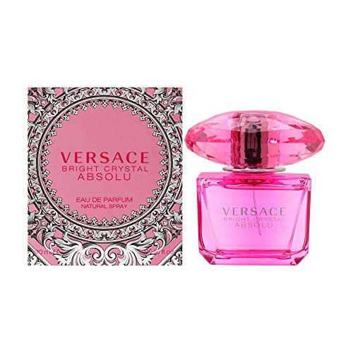 Versace Bright Crystal Absolu Agua de Perfume Vaporizador, 90 ml, Rosa
