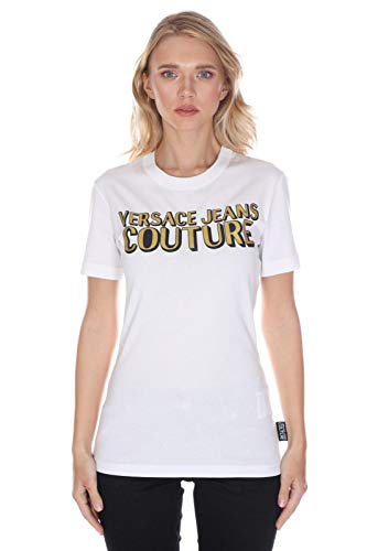 Versace Jeans Camiseta Blanco/Oro - Blanco, XX-Small