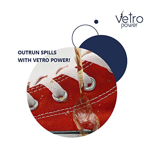 Vetro Power Calzado Protección Zapato Spray 100ml | Para ante, Nubuck, Cuero, Tela, Nylon, Sintéticos, Lona y Piel de Oveja Invisible, Inodoro y Ecológico (Paquete de 1)