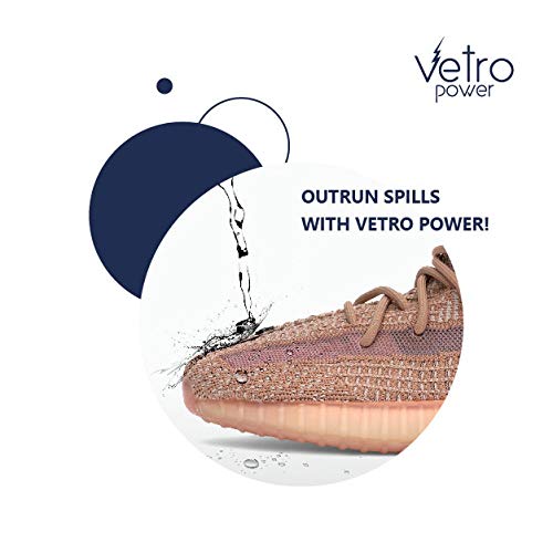 Vetro Power Calzado Protección Zapato Spray 100ml | Para ante, Nubuck, Cuero, Tela, Nylon, Sintéticos, Lona y Piel de Oveja Invisible, Inodoro y Ecológico (Paquete de 1)