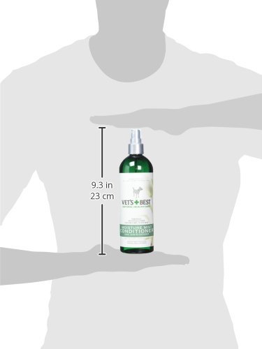 Vet's Best Moisture Mist Dog Dry Skin Conditioner y Detangler Spray, Alivia la Picazón de la Piel, Refresca y Calma, 470ml