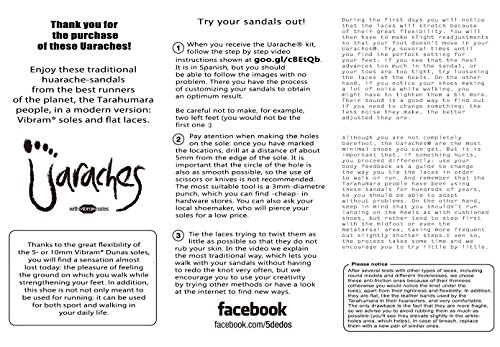 Vibram - Kit Sandalias Minimalistas Huaraches (5 mm)