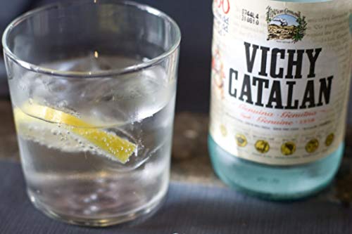 Vichy Catalán Agua Mineral con Gas botella cristal 1 litro - [Pack 12]