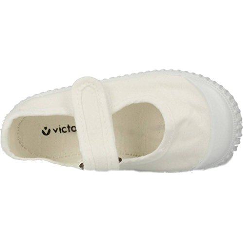 Victoria 1915 Mercedes Velcro Lona Tintada, Zapatillas Unisex bebé, Blanco (Blanco 20), 22 EU