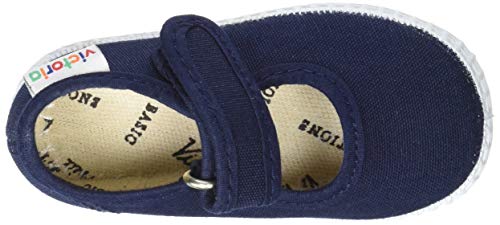 Victoria 1915 Velcro Lona, Zapatillas Unisex Niños, Azul (Marino 30), 25 EU