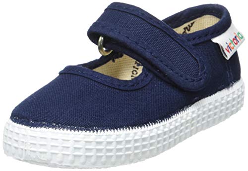 Victoria 1915 Velcro Lona, Zapatillas Unisex Niños, Azul (Marino 30), 25 EU