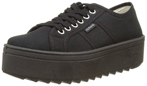 Victoria Basket Lona Plataf. Negra, Zapatillas Unisex Adulto, 41 EU
