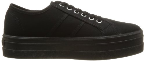 Victoria Basket Lona Plataf, Zapatillas Bajos de Deporte Unisex, Negro (10 Negro), 36 EU