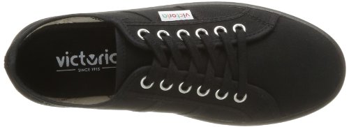 Victoria Basket Lona Plataf, Zapatillas Bajos de Deporte Unisex, Negro (10 Negro), 36 EU