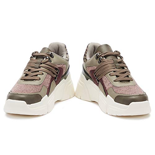 VICTORIA Totem Pelo Zapatillas Moda Mujeres Morado - 37 - Zapatillas Bajas