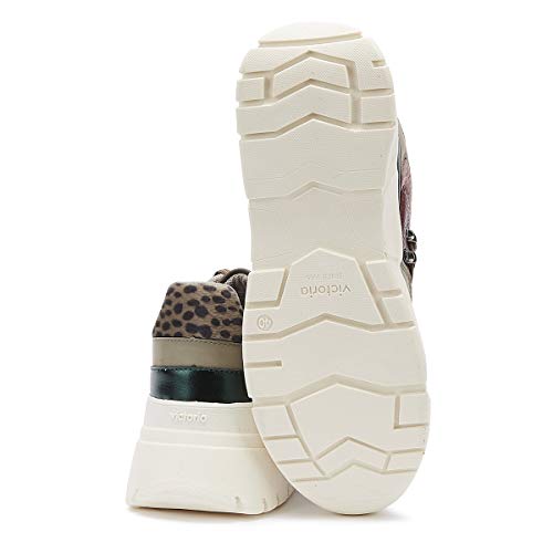 VICTORIA Totem Pelo Zapatillas Moda Mujeres Morado - 37 - Zapatillas Bajas