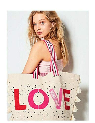 Victorias Secret New! Summer LOVE Beach Tote Getaway Weekender