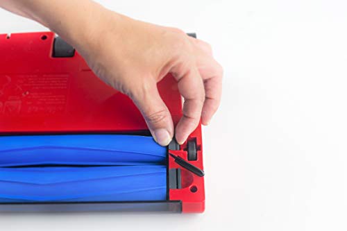 Vileda Quick & Clean - Escoba eléctrica inalámbrica y cepillo eléctrico con articulación flexible y 2 cepillos giratorios patentados, color rojo