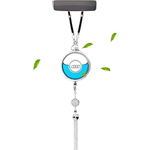 VILLSION Ambientador de Coche Colgante de Perfume portátil para ambientador de Aire del Coche Adornos Aromaterapia Difusor con Caja de