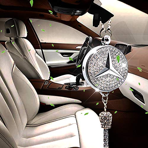 VILLSION Ambientadores para Coche Espejo Retrovisor Colgante Olor Fragancia Difusor Coche Perfume Ambientadores para Mercedes Benz Accessories