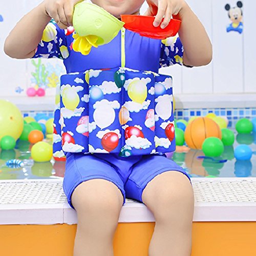Vine Bebé Trajes de baño Flotador Traje 3 piezas Beachwear Camisetas Bañadores con tapa bañador, 2-5 años
