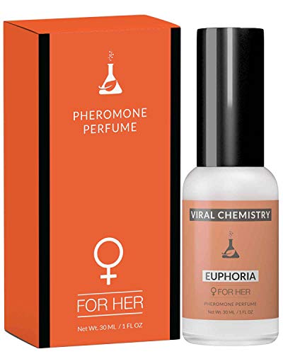 ViralChemistry las feromonas para las mujeres (euforia) -, ultra fuerte orgánico perfume fragancia elegante cuerpo (1 oz.)