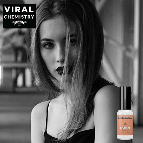 ViralChemistry las feromonas para las mujeres (euforia) -, ultra fuerte orgánico perfume fragancia elegante cuerpo (1 oz.)