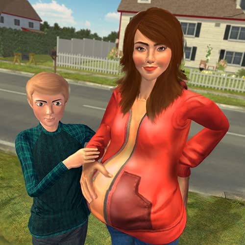 Virtual Happy Family Pregnant Mommy Simulator - Juego de cuidado del bebé recién nacido