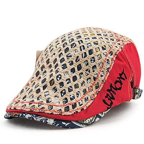 Visera Bordado señoras Casquillo Boina señoras Sombrero Verano Anti-sai Moda algodón