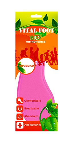 VITAL FOOT - Plantillas Memory Foam Zapato Calzado Confort (37-38)