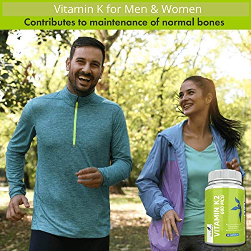 Vitamina K2 MK7 de alta resistencia - Basado en Natto - Vitamina K - Suministro para 3 meses - Apoya el mantenimiento de huesos normales - Vegano de NutriZing