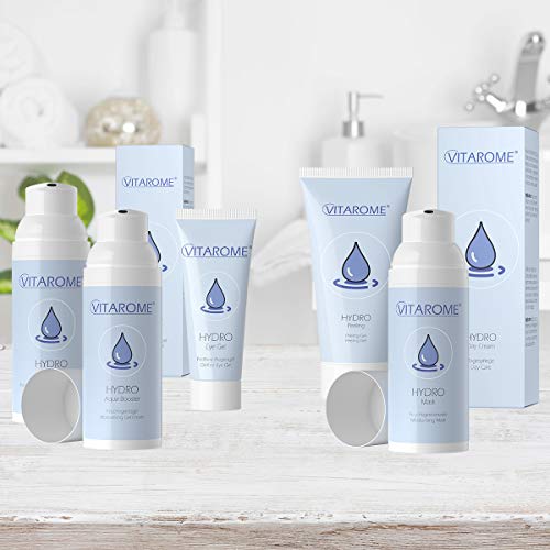 Vitarome - Crema hidratante en gel HYDRO con fórmula ligera y no grasa, sin parabenos, 50 ml