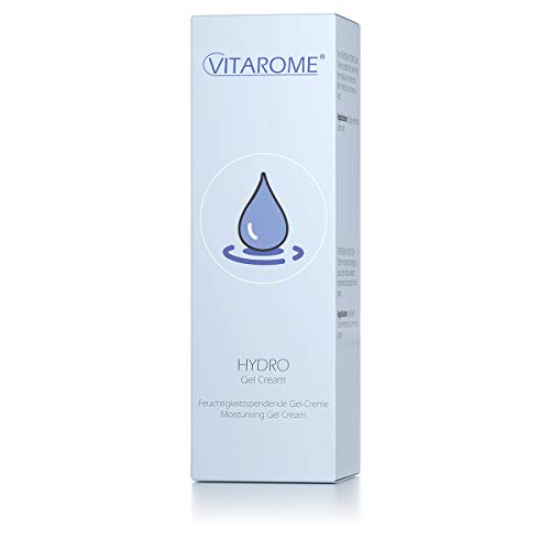 Vitarome - Crema hidratante en gel HYDRO con fórmula ligera y no grasa, sin parabenos, 50 ml