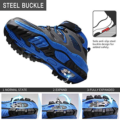 VITIKE VTKZapatos de Senderismo Niño Zapatos de Botas de Invierno para Niños Botas de Senderismo Cálido Forro Botas de Montaña Deportiva Cómoda Niño al Aire Libre Senderismo Trekking Zapatos