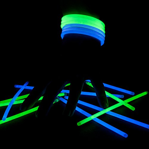VIVALOO 100 Pulseras Luminosa 7 Colores - Accesorios para Festivales, Decoración para Fiestas, Neon Barritas Luminosas, Set 100