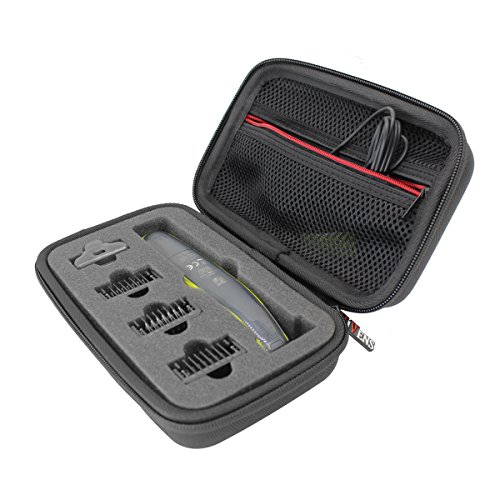 VIVENS Viajar Difícil Caso Bolso para Philips OneBlade Shaver QP2530/30 QP2520/30 Recortador perfila y afeita
