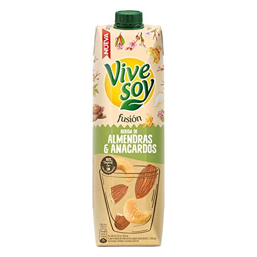 Vivesoy Fusión Almendra y Anacardo (pack de 6 x 1L)