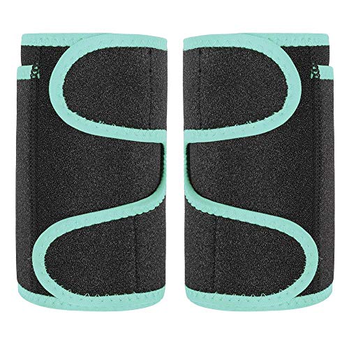Vlejoy - Mangas reductoras para brazos (1 par) - Pulseras para quemar más delgadas pulseras para adelgazar Body Shapers - Enrollador de brazos - Sauna Sweat-Green_China_XL