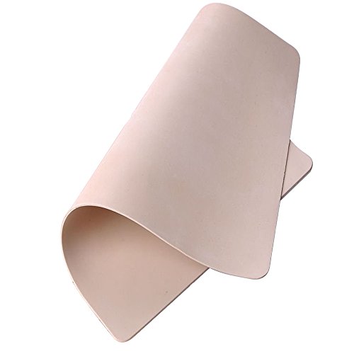 Vococal - piel sintetica tatuaje,10 piezas Lados dobles Almohadilla de piel skin para sintético práctica tatuaje permanente maquillaje,Blanco