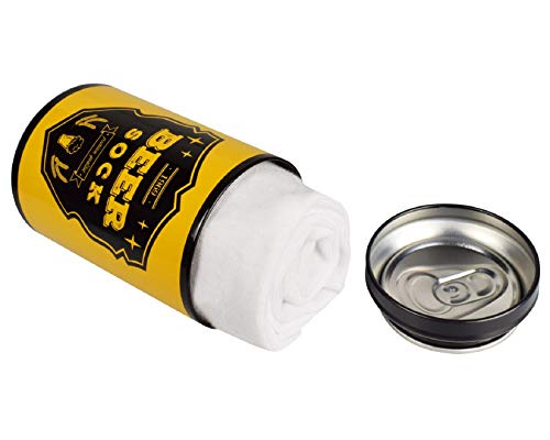 voqeen Calcetines Divertidos Calcetines de Algodon Cerveza de Otoño y Invierno Unisex para Mujer Hombre,en lata de cerveza, Divertidos Calcetines Regalos de navidad (Blanco)