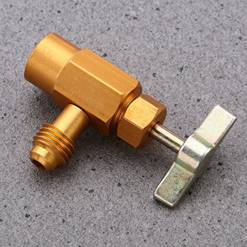 VORCOOL Puede Tapa para R134a AC refrigerante Tap 1/2" Acme Rosca válvula Herramienta abrebotellas