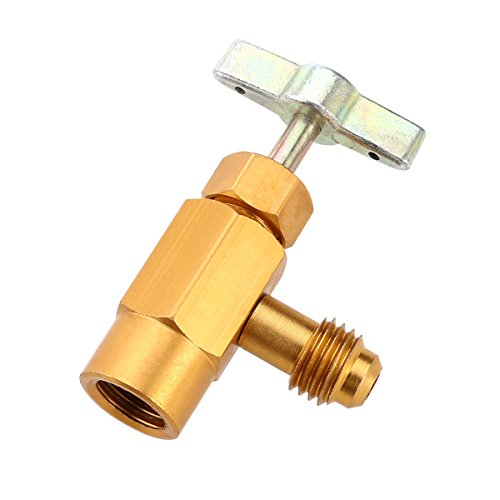 VORCOOL Puede Tapa para R134a AC refrigerante Tap 1/2" Acme Rosca válvula Herramienta abrebotellas