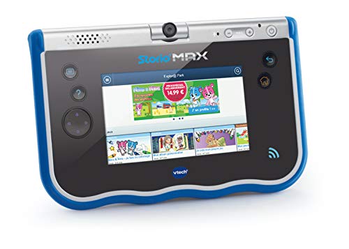 VTech- Storio MAX Tablet Educativa para Niños, Multifunción, Pantalla Táctil de 5", Cámara Giratoria 180º, Fotos y Vídeos, Color Azul (3480-183822)