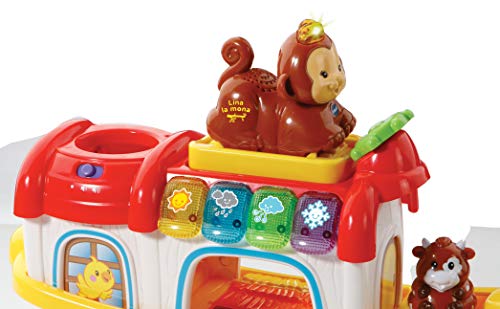 VTech- TutTut Animals Arca de Animales Juguete interactivo con luz y voz que enseña el clima, colores e incluye más de 50 melodías, canciones y frases (3480-504522) , color/modelo surtido