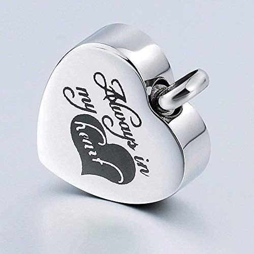 VVHN Collar de Acero Inoxidable joyería Hombres y Mujeres Botella de Perfume Correa de Cadena