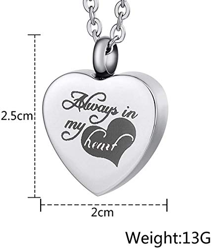 VVHN Collar de Acero Inoxidable joyería Hombres y Mujeres Botella de Perfume Correa de Cadena