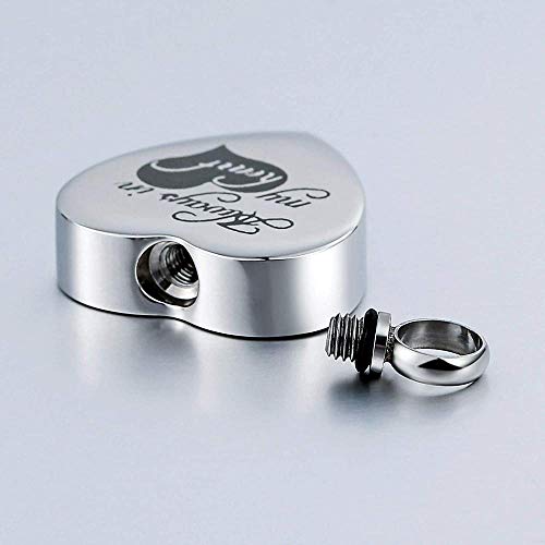 VVHN Collar de Acero Inoxidable joyería Hombres y Mujeres Botella de Perfume Correa de Cadena