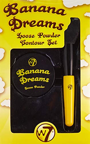 W7 Banana Dreams Loose Powder Contour Set with Brush