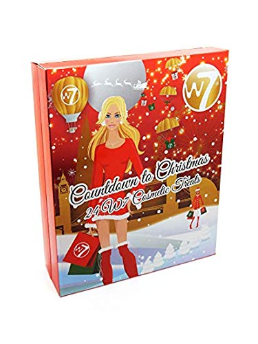W7 - calendario de adviento maquillaje y esmalte de uñas